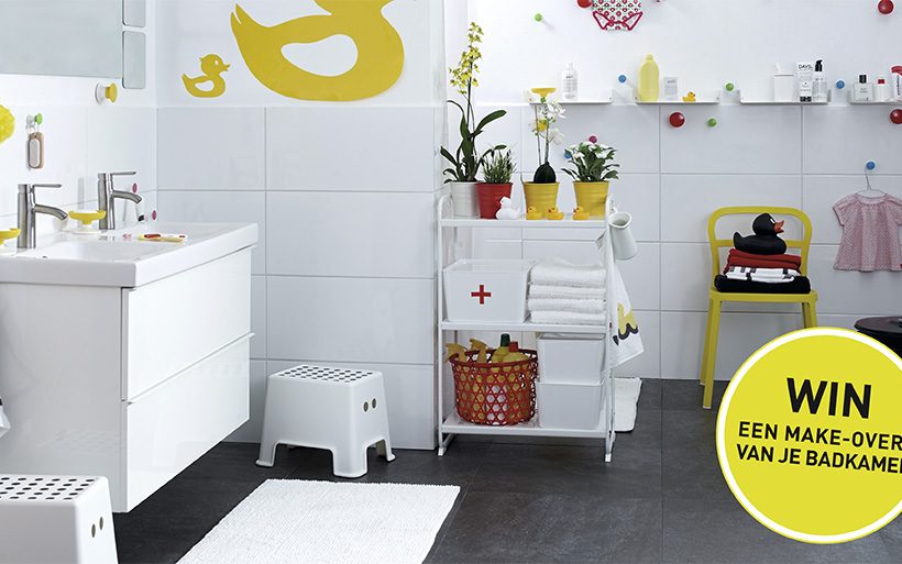 Win een badkamermake-over van Ikea