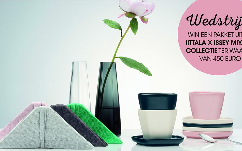 Win één van de vier tafelsettingen voor 2 van Issey Miyake X Iittala