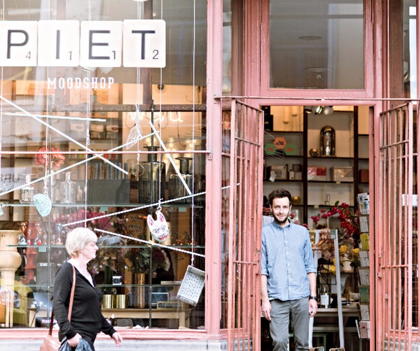 Piet Moodshop in Gent verjaart en schenkt een restyling weg