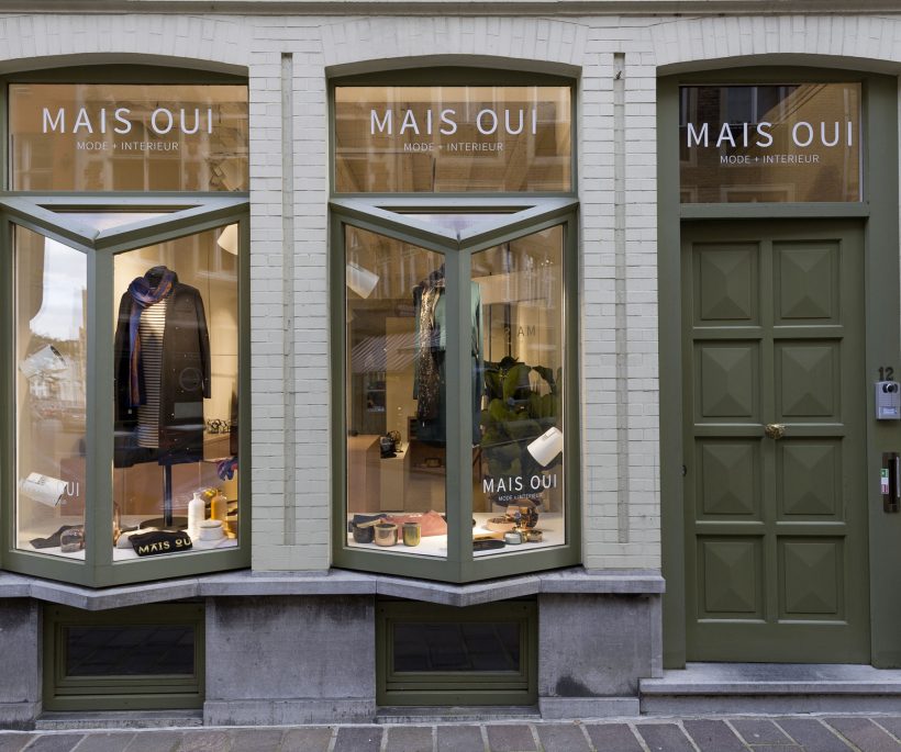 Nieuwe concept store MAIS OUI in Brugge