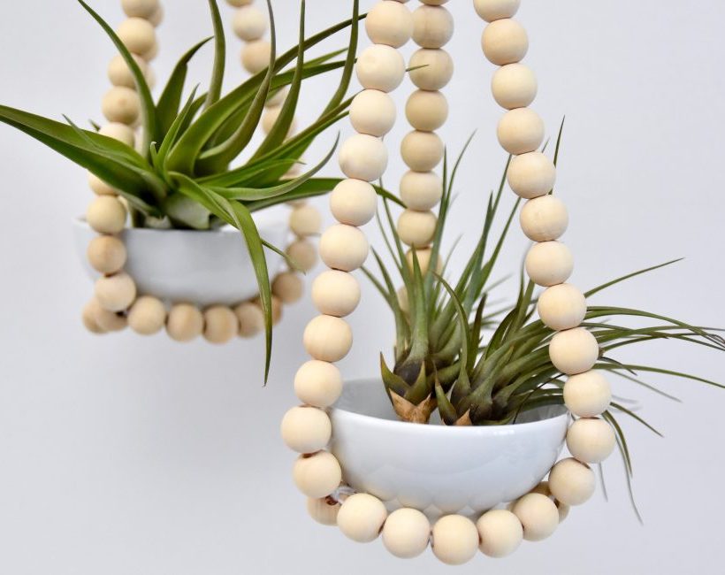 DIY : Hangplant elegant in parelsnoer