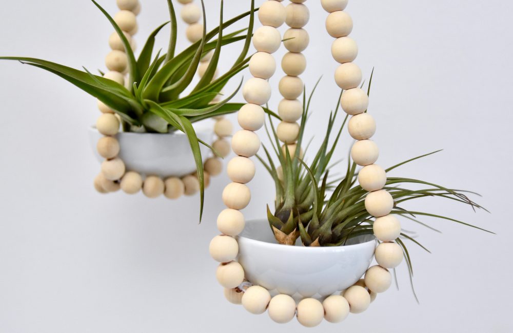 DIY : Hangplant elegant in parelsnoer