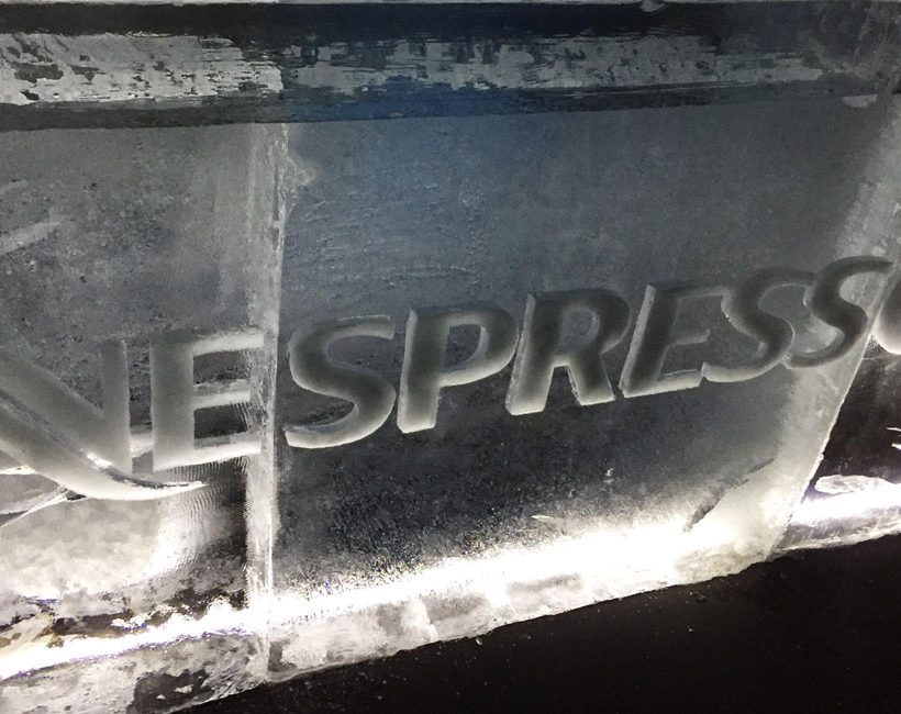 Nieuw: de Nespresso Ice Bar op Flagey