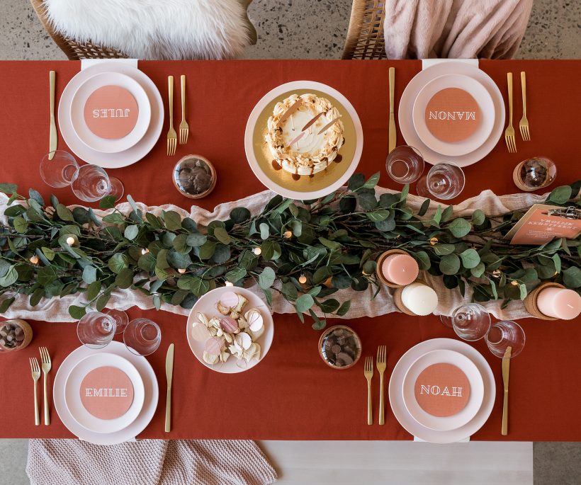 10 deco tips voor een terracotta kersttafel