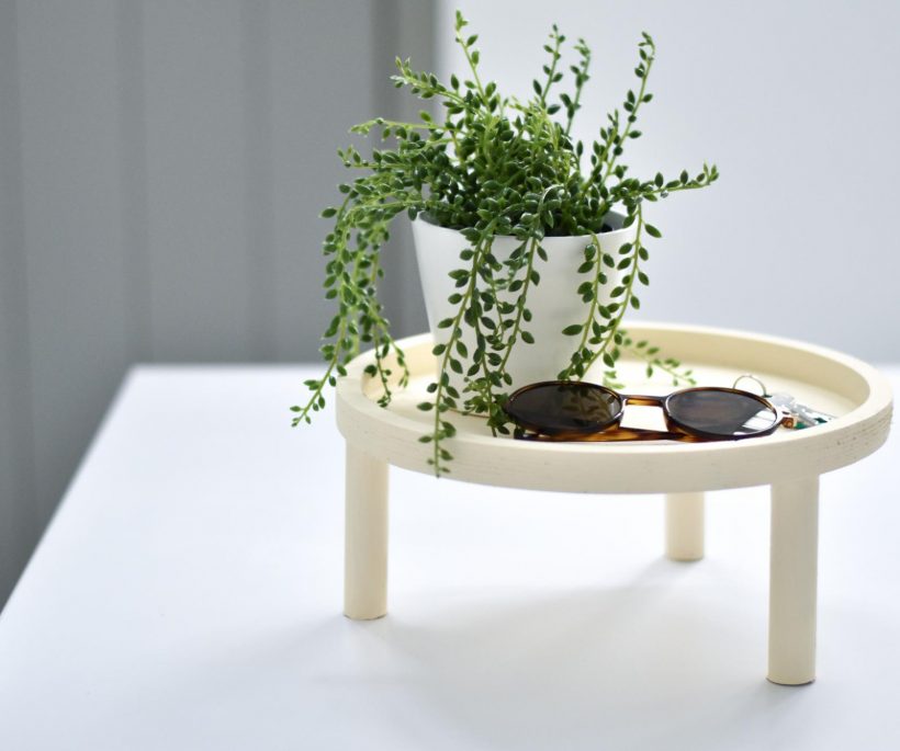 DIY: een houten plantenstandaard