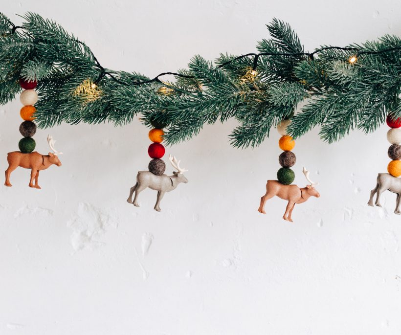 DIY: een kerstslinger met Playmobil