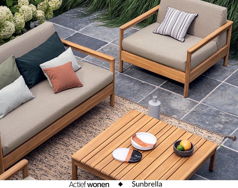 Sunbrella®: stoffen die design en prestatie combineren. Je interieur is je dankbaar!