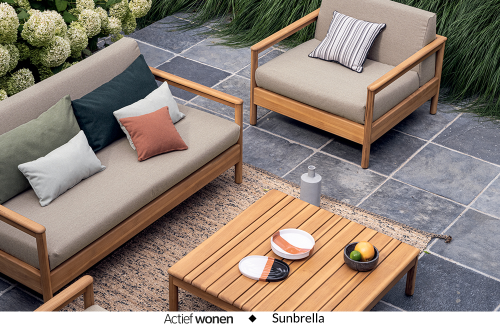 Sunbrella®: stoffen die design en prestatie combineren. Je interieur is je dankbaar!