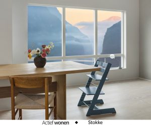 De Tripp Trapp in Fjord Blue geeft een Nordic toets aan elk interieur