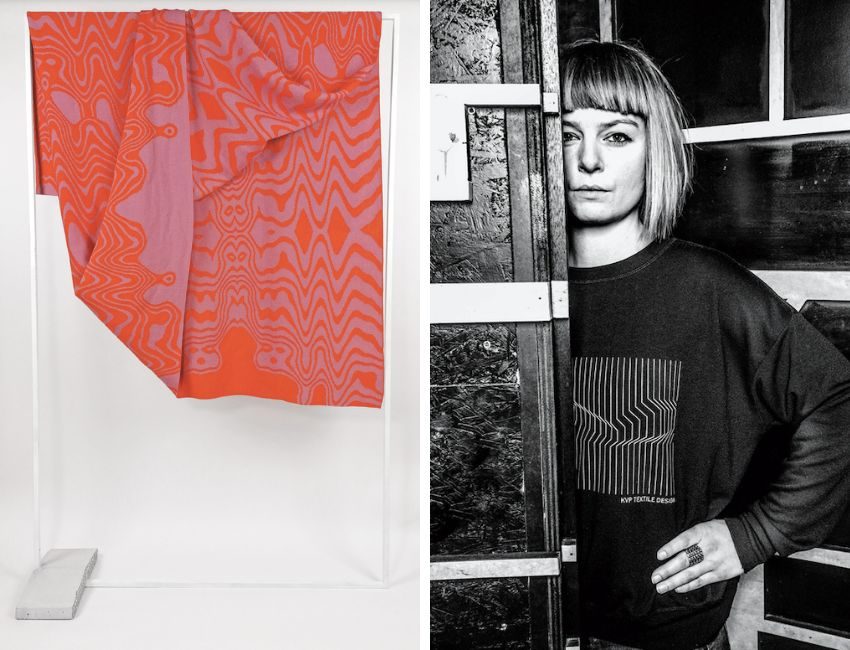 4e des designers textiles belges présentées: Kim Vande Pitte.