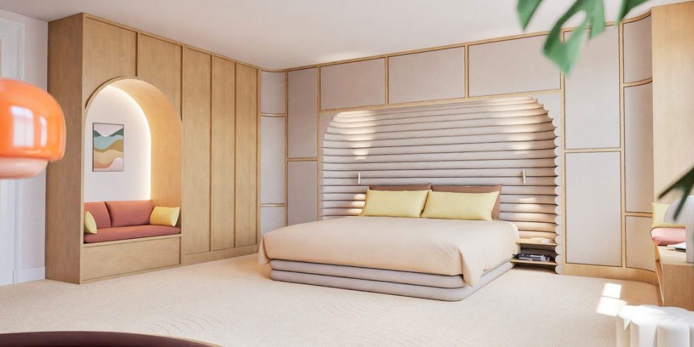 Hoe zullen slaapkamers eruitzien in 2050? Meer schermen, een gezellig hoekje, futuristische decoratie