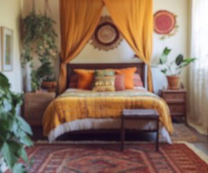 Vintage slaapkamer: ideeën die alles in een oogwenk veranderen