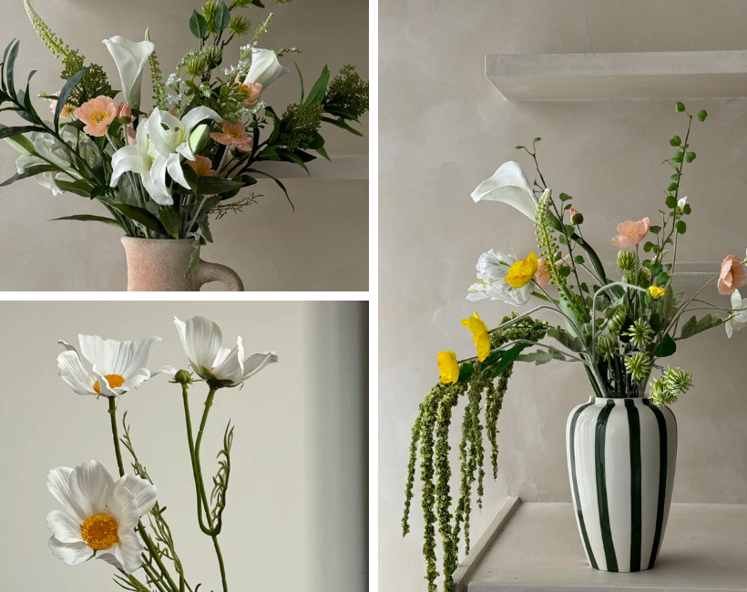 Interieurontwerpster Anneke Crauwels lanceert een collectie levensechte bloemen